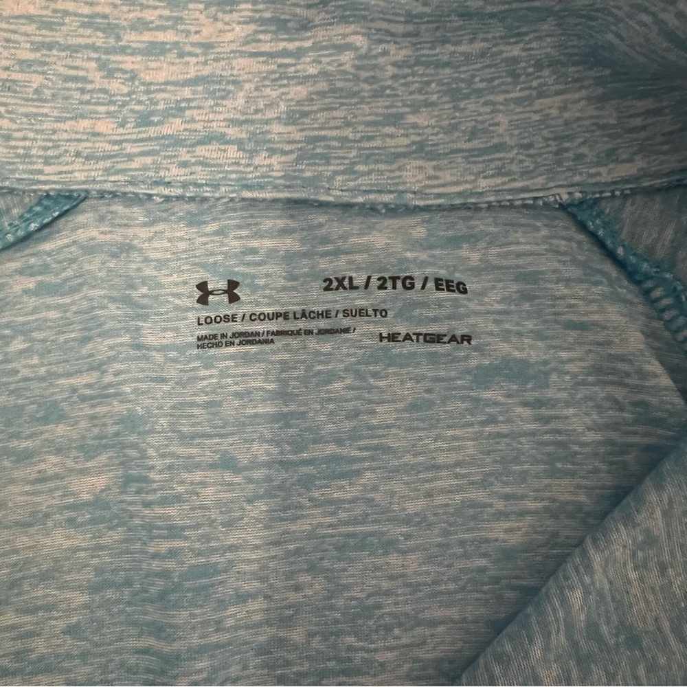 Under Armour Women’s Tech 1/2 Half Zip Pullover 2xl Light Blue Heather - Picture 5 of 5